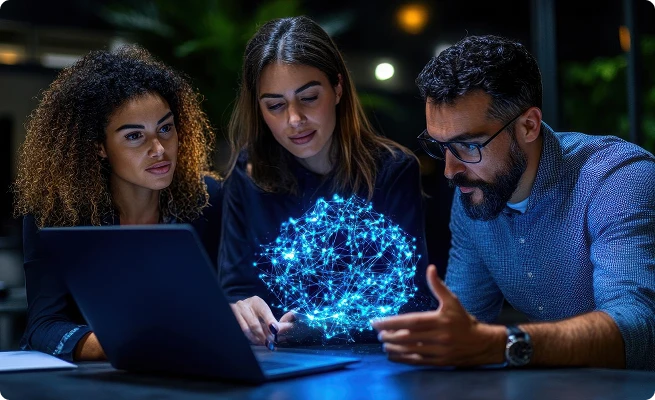 Nearshore outsourcing services powerede by AI and bilingual talent in CyC Services